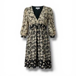 TIBI Dress Women’s Classic Corpcore Office Wedding Event 100% Silk Black Size 2